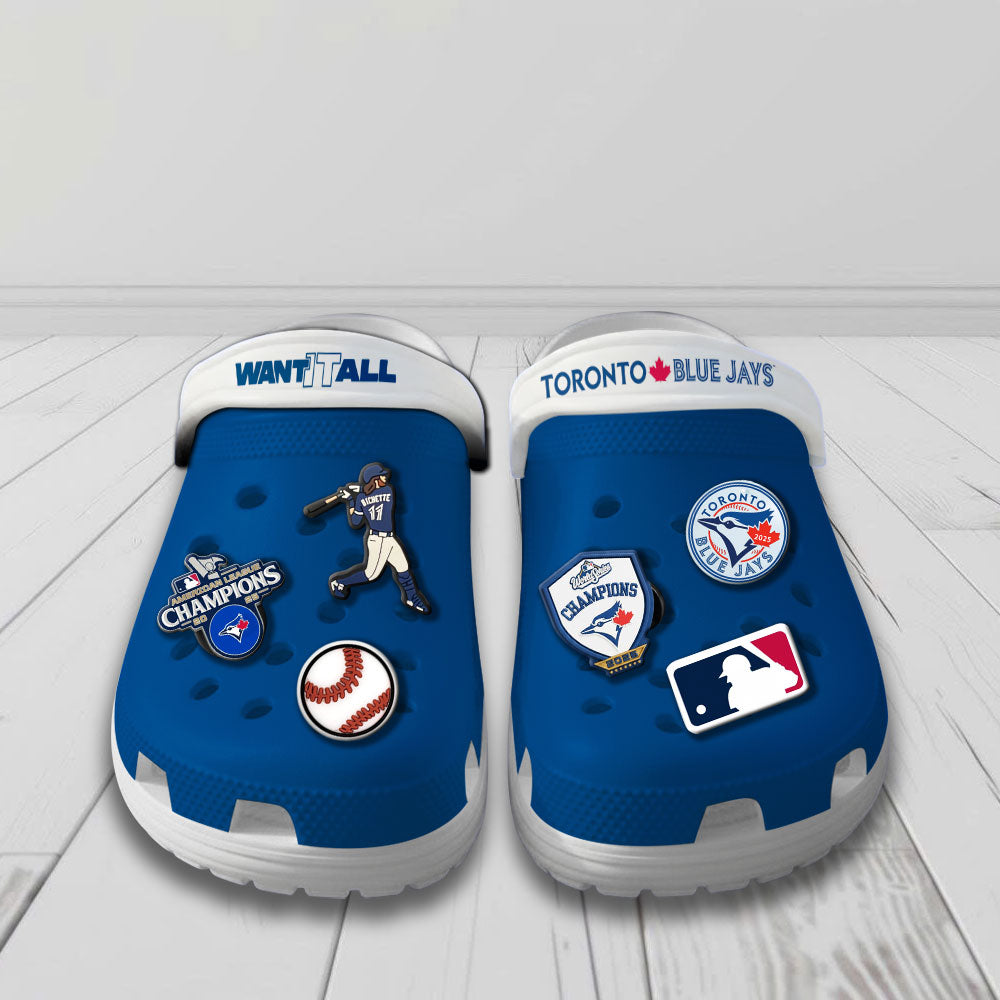 Toronto Blue Jays 2025 Custom Clogs – NGHIAVT5719