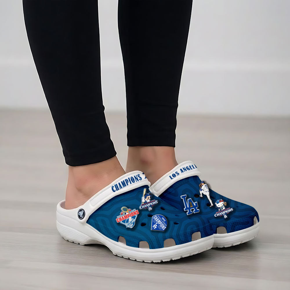 Los Angeles Dodgers 2025 Custom Clogs – NGHIAVT5720