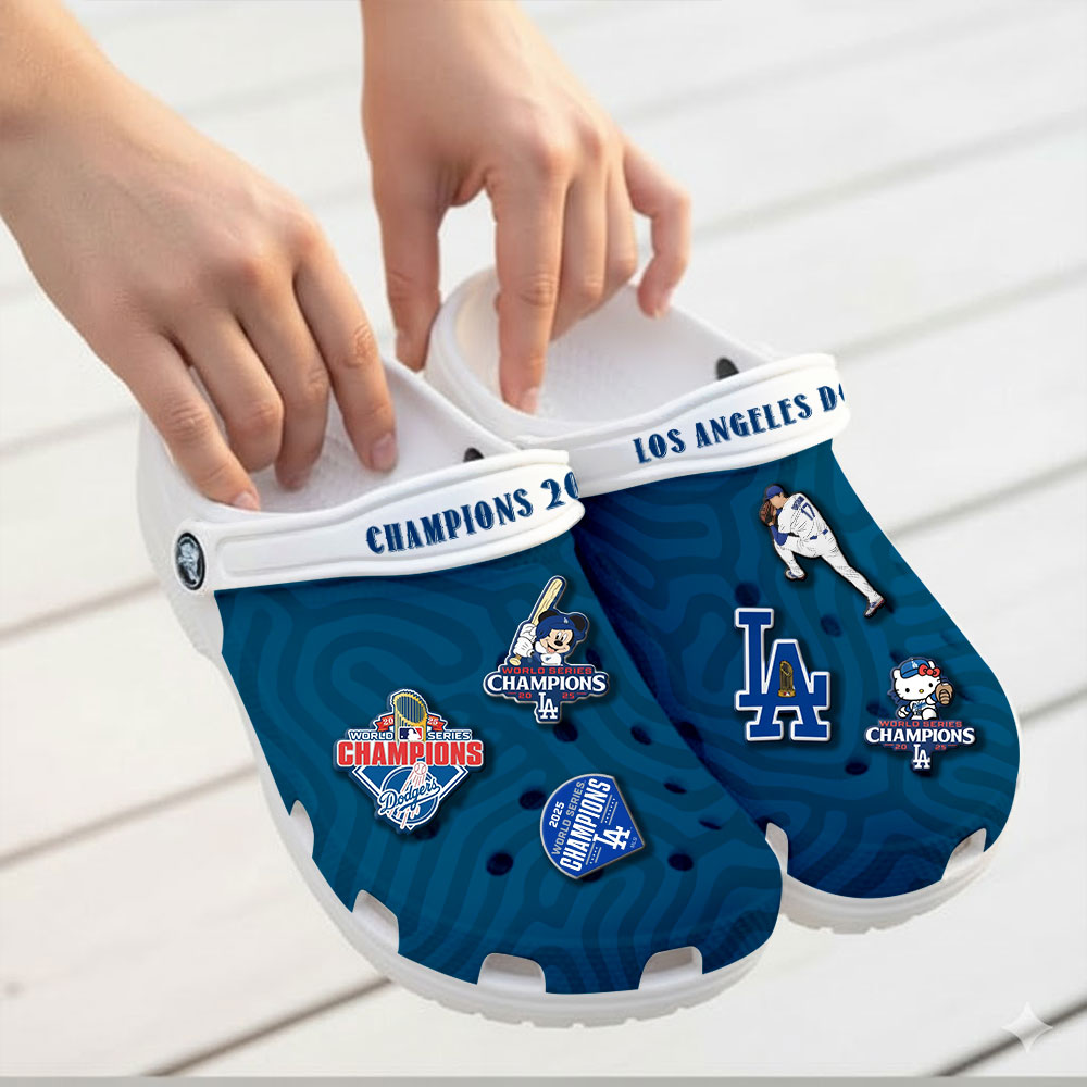 Los Angeles Dodgers 2025 Custom Clogs – NGHIAVT5720