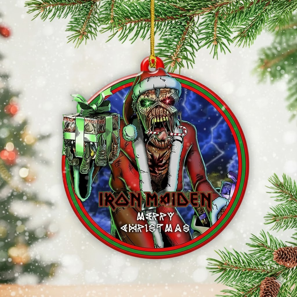6PCS Iron Maiden Custom Shape 2-Side Printed Acrylic Ornament – NGHIAVT5726