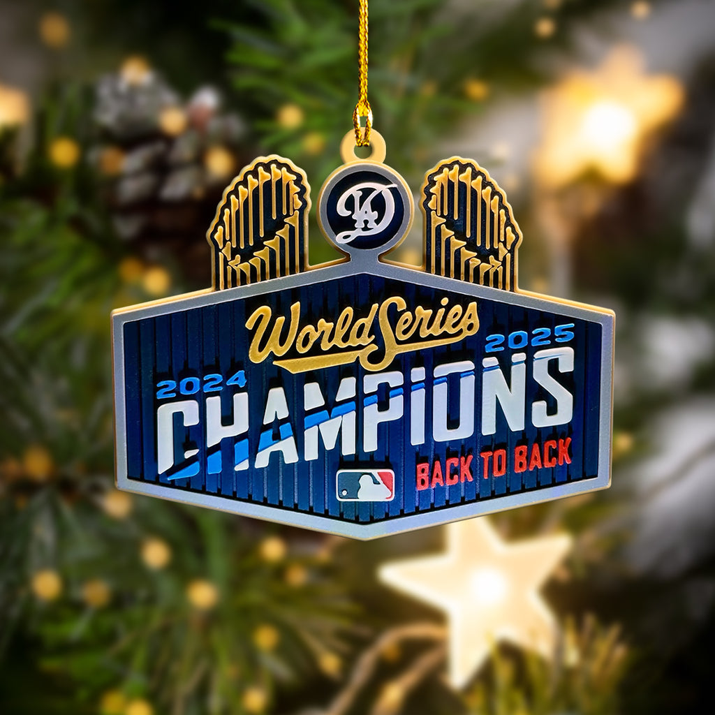 Los Angeles Dodgers 2025 Custom Shape 2-sided Acrylic Ornament – NGHIAVT5765