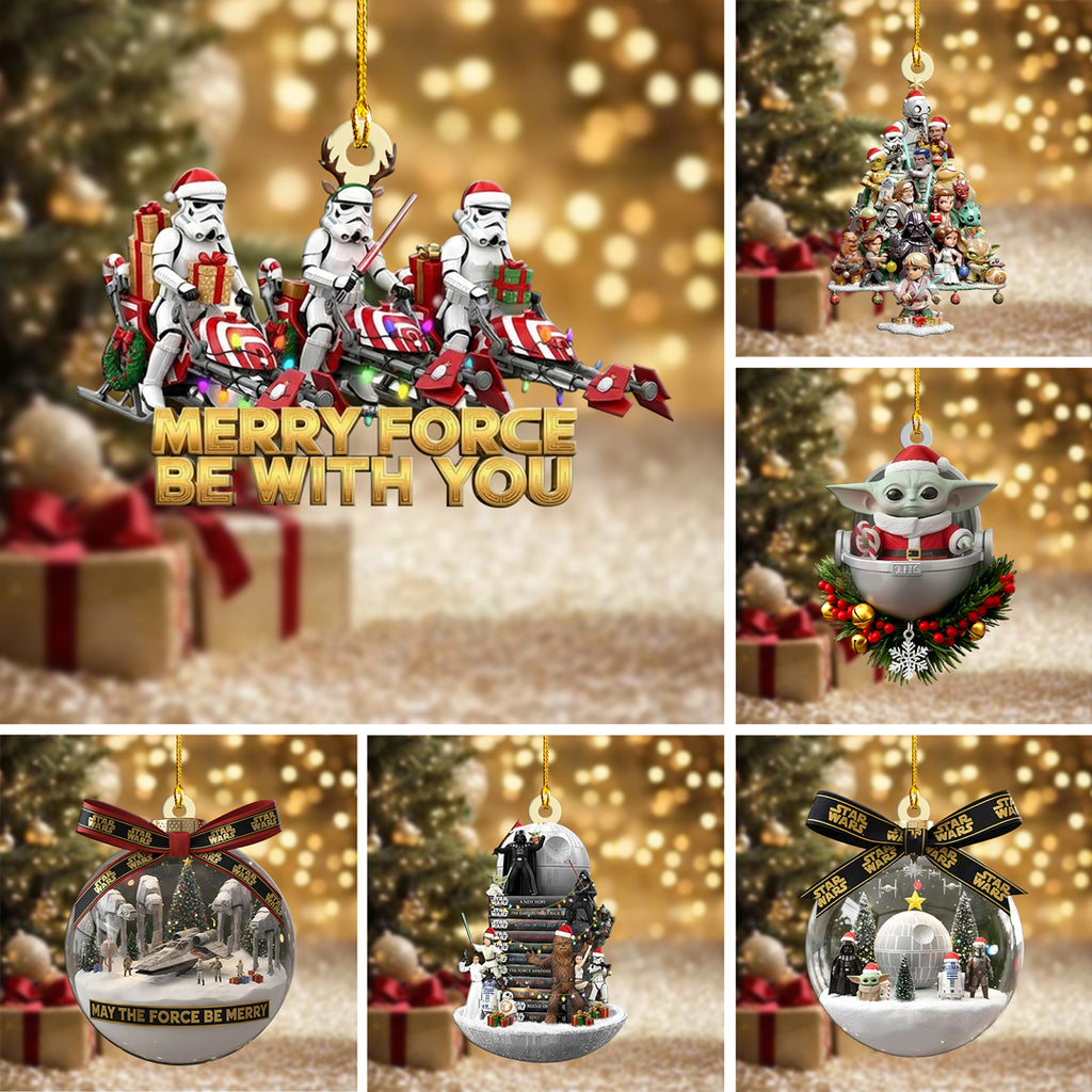 6PCS Star Wars Custom Shape 1-Side Printed Acrylic Ornament – NGHIAVT5811