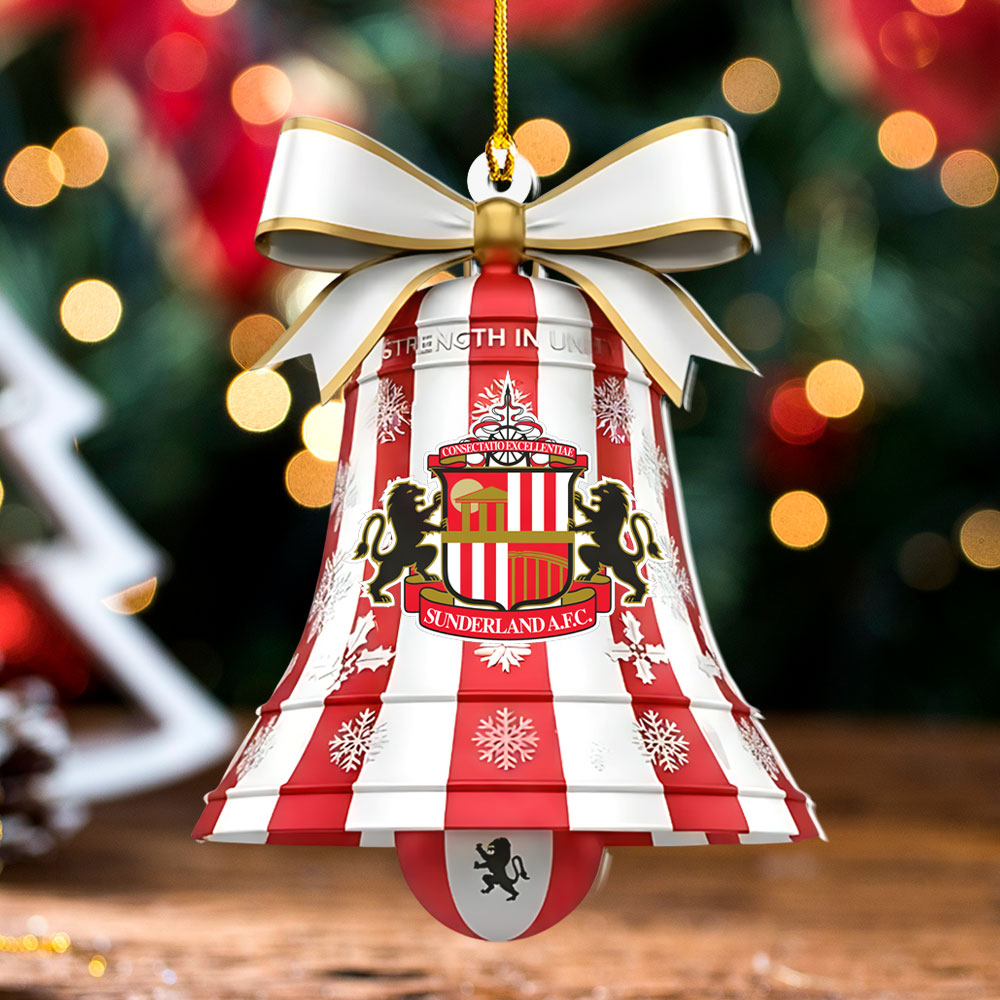 Sunderland A.F.C. Custom Shape 2-sided Acrylic Ornament – NGHIAVT5832