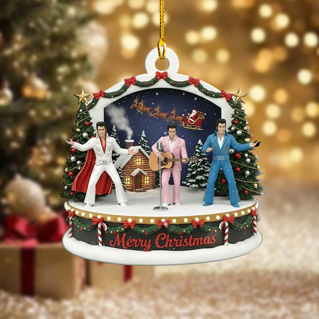 6PCS Elvis Presley Custom Shape 2-Side Printed Acrylic Ornament – NGHIAVT5839