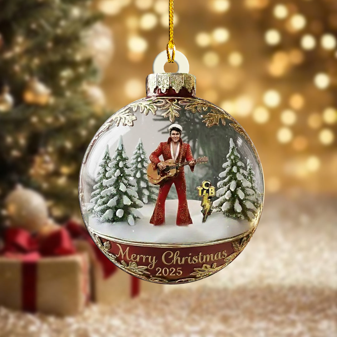 6PCS Elvis Presley Custom Shape 2-Side Printed Acrylic Ornament – NGHIAVT5839