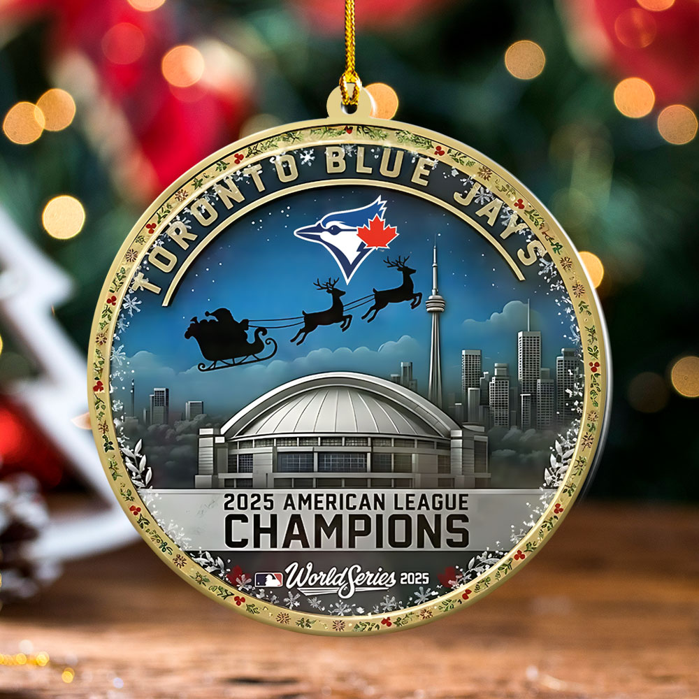 Toronto Blue Jays 2025 Custom Shape 2-sided Acrylic Ornament – NGHIAVT5877