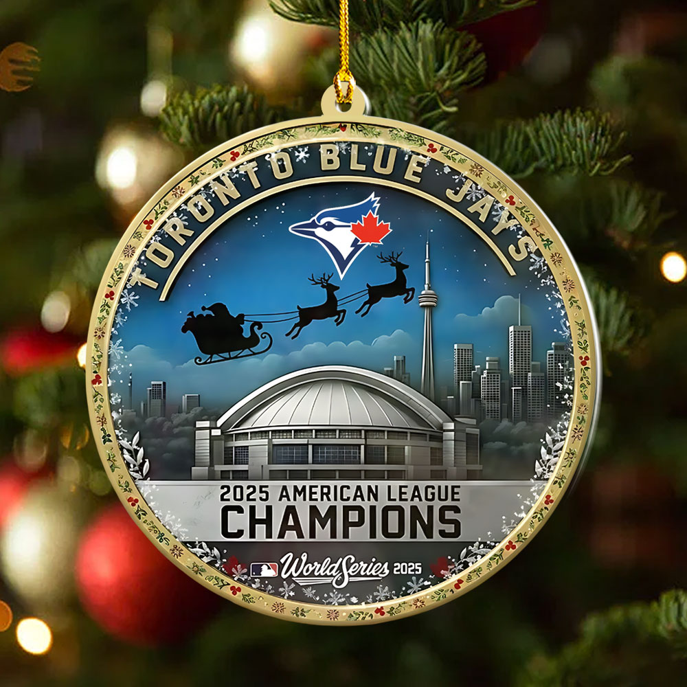 Toronto Blue Jays 2025 Custom Shape 2-sided Acrylic Ornament – NGHIAVT5877