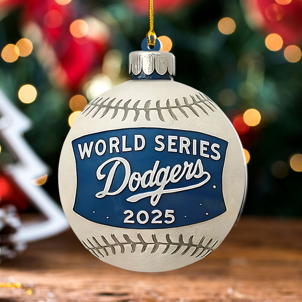 Los Angeles Dodgers 2025 Custom Shape 2-sided Acrylic Ornament – NGHIAVT5880
