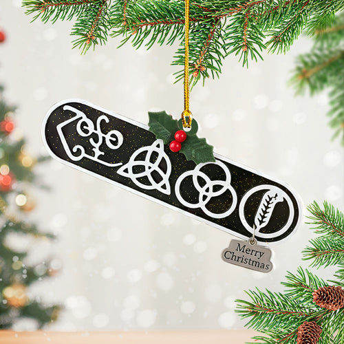 Led Zeppelin Custom Shape 2-sided Acrylic Ornament – NGHIAVT5896