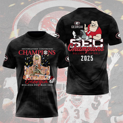 Georgia Bulldogs Football 2025 3D Apparel – NGHIAVT5904