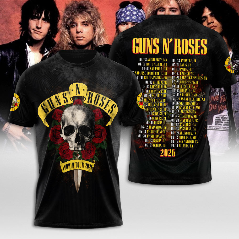 Guns N' Roses 3D Apparel – NGHIAVT5967