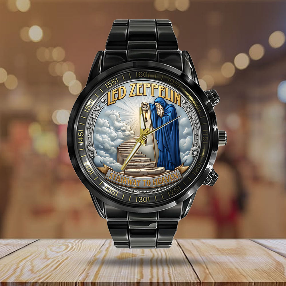 Led Zeppelin Black Stainless Steel Watch – NGHIAVT6150