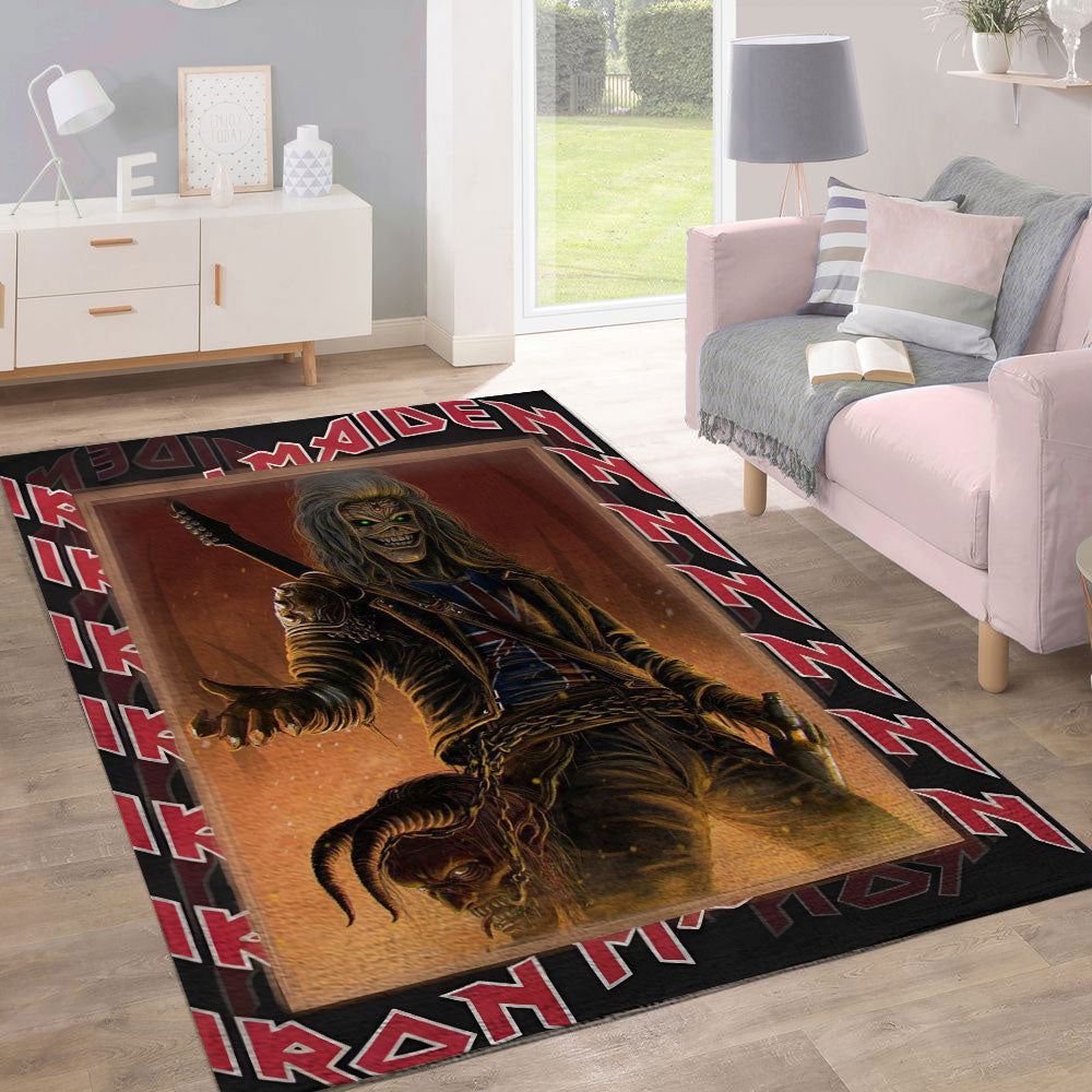 Iron Maiden Rectangular Rug – NGHIAVT6168