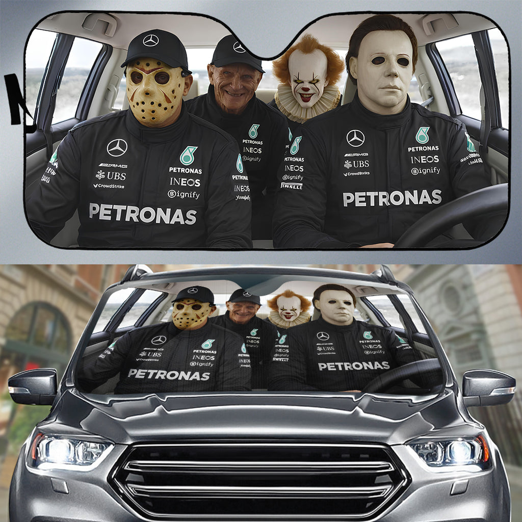 Mercedes AMG Petronas F1 Team x Horror Movie Auto Sun Shade – NGHIAVT9315
