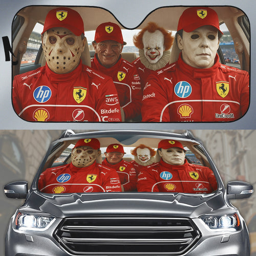Scuderia Ferrari x Horror Movies Auto Sun Shade – NGHIAVT9318
