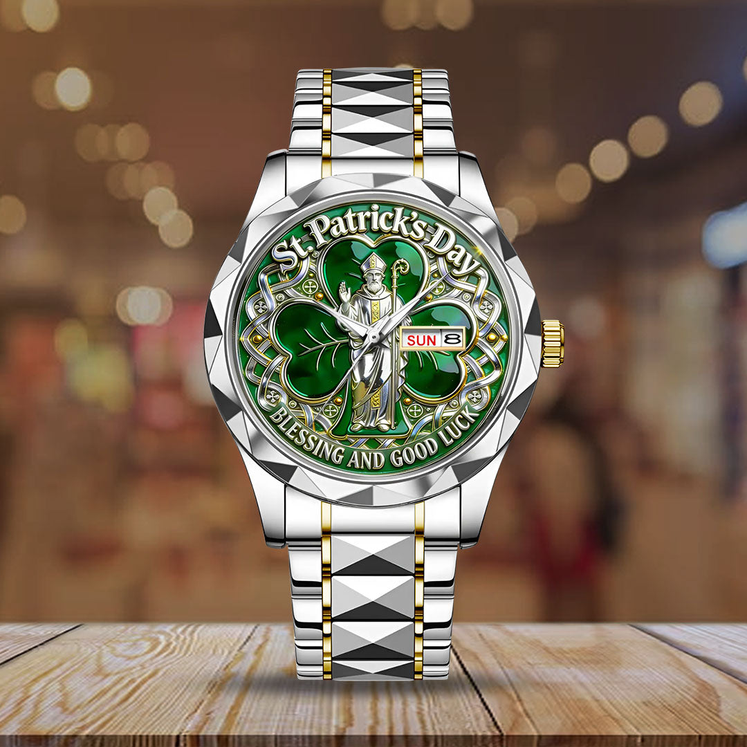 St. Patrick's Day Alloy Luxury Quartz Watch – NGHIAVT9436