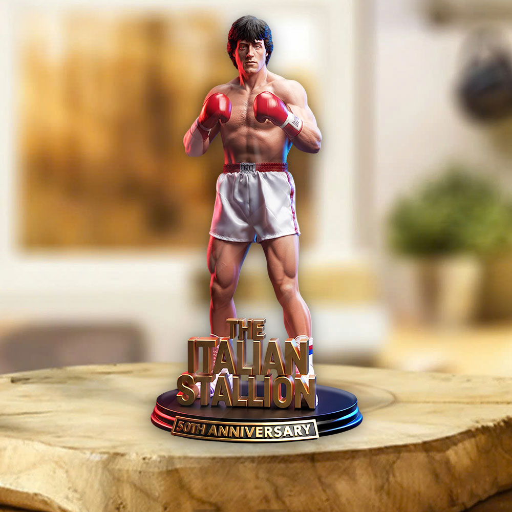 Rocky 50th Anniversary Custom Shape Acrylic Plaque – NGHIAVT9489