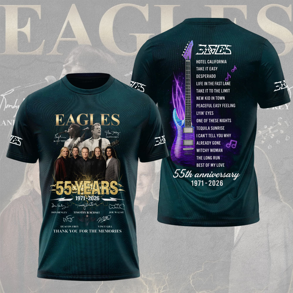 Eagles 1971-2026 3D Apparel – NGHIAVT9537
