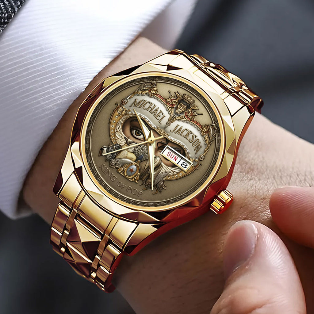 Michael Jackson Alloy Luxury Quartz Watch – NGHIAVT9572