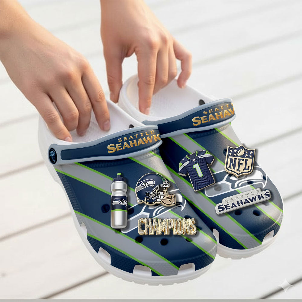 Seattle Seahawks Custom Clogs – NGHIAVT9646