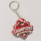Nebraska Cornhuskers Women's Volleyball 2025 Big Ten Champions Custom Shape 2-sided Keychain – MAITM13877