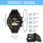 New Orleans Saints x Rolex Black Stainless Steel Watch – MAITM13217