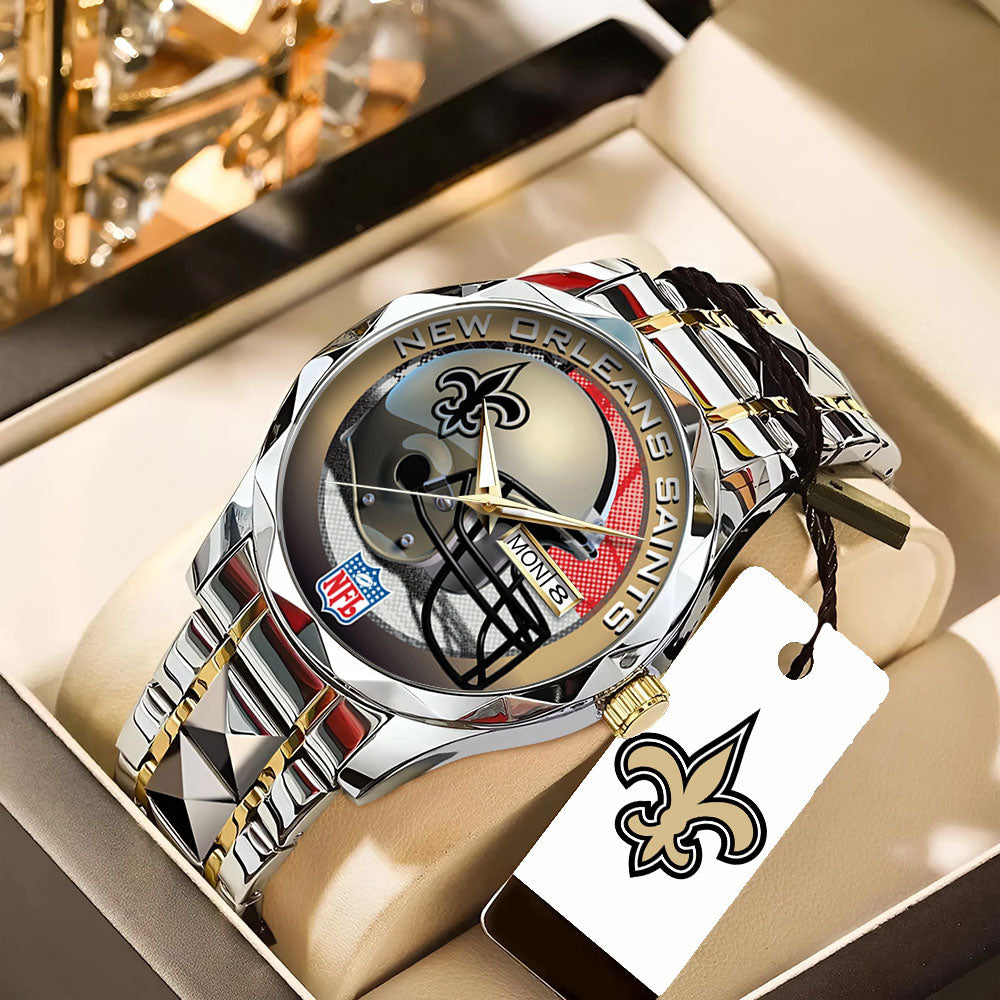 New Orleans Saints Alloy Luxury Quartz Watch – TANTN16335