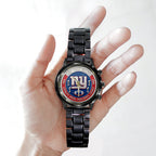 New York Giants 101st Anniversary Black Stainless Steel Watch – TANTN18485
