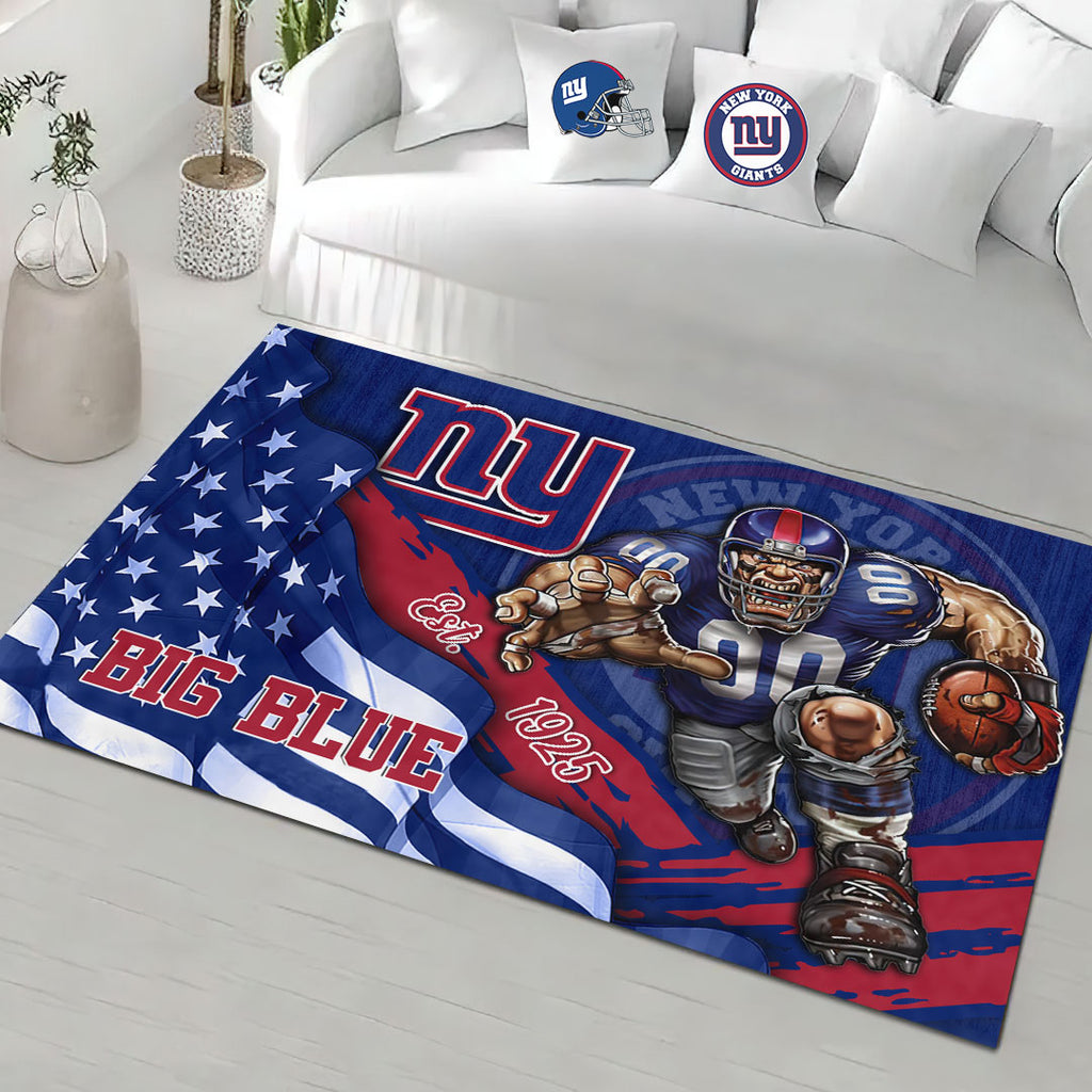 New York Giants Rectangular Rug – HOATT13173