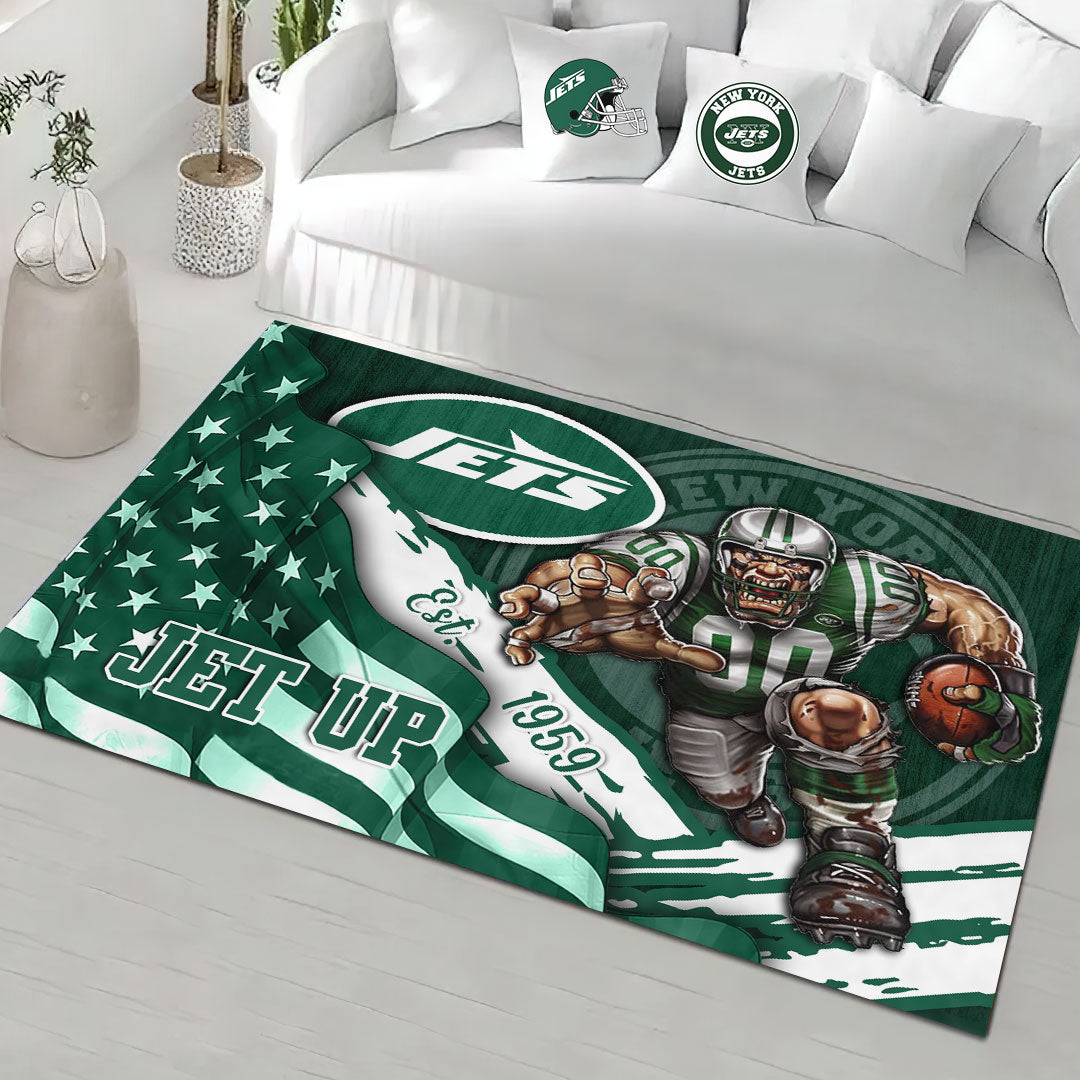 New York Jets Rectangular Rug – HOATT13174