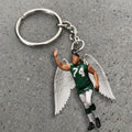New York Jets x Nick Mangold Custom Shape 2-sided Keychain – MAITM13631