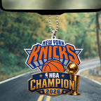 New York Knicks Custom shape 1-sided Acrylic Car Ornament – GNE7094