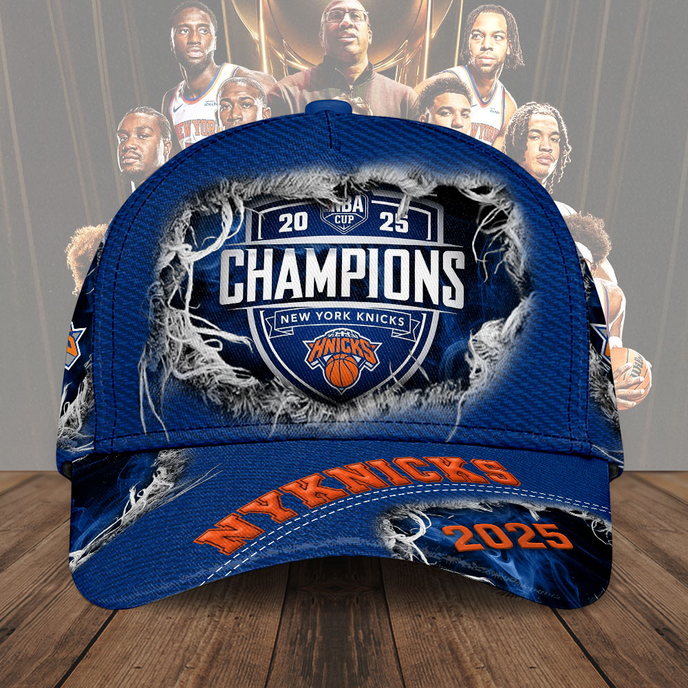 New York Knicks 2025 NBA Cup Champions Classic Cap – TMTHU2712
