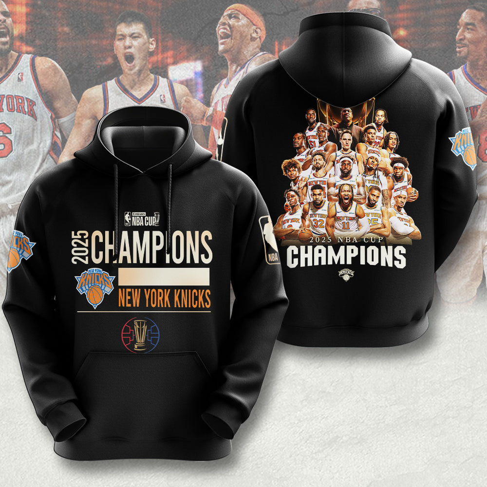New York Knicks 2025 NBA Cup Champions 3D Apparel – MAITM14108