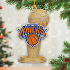 New York Knicks 2026 NBA Finals Champions Custom Shape 2-side Printed Acrylic Ornament – HOATT20861