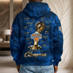 New York Knicks 2026 NBA Finals Champions 3D Unisex Waffle Hoodie – HOATT19265