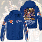 New York Knicks 2026 NBA Finals Champions 3D Windbreaker Jacket – HOATT18982