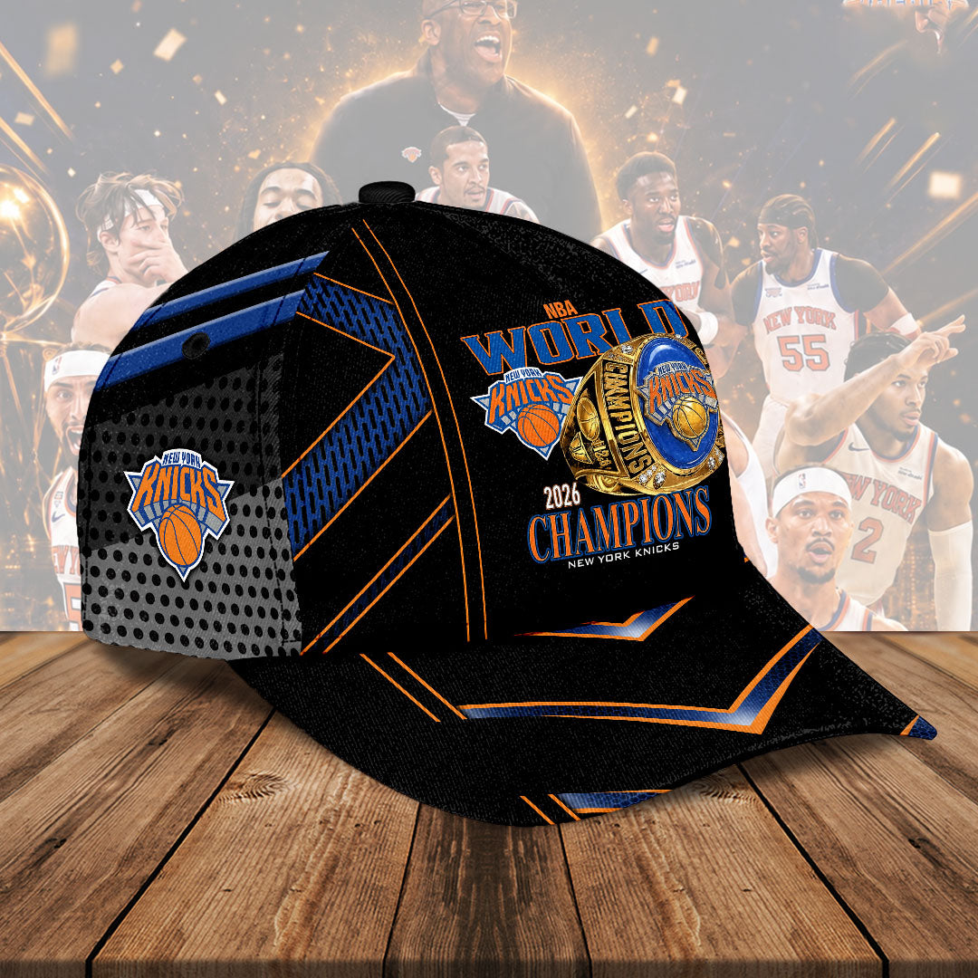 New York Knicks 2026 NBA Finals Champions Classic Cap – HOATT18923