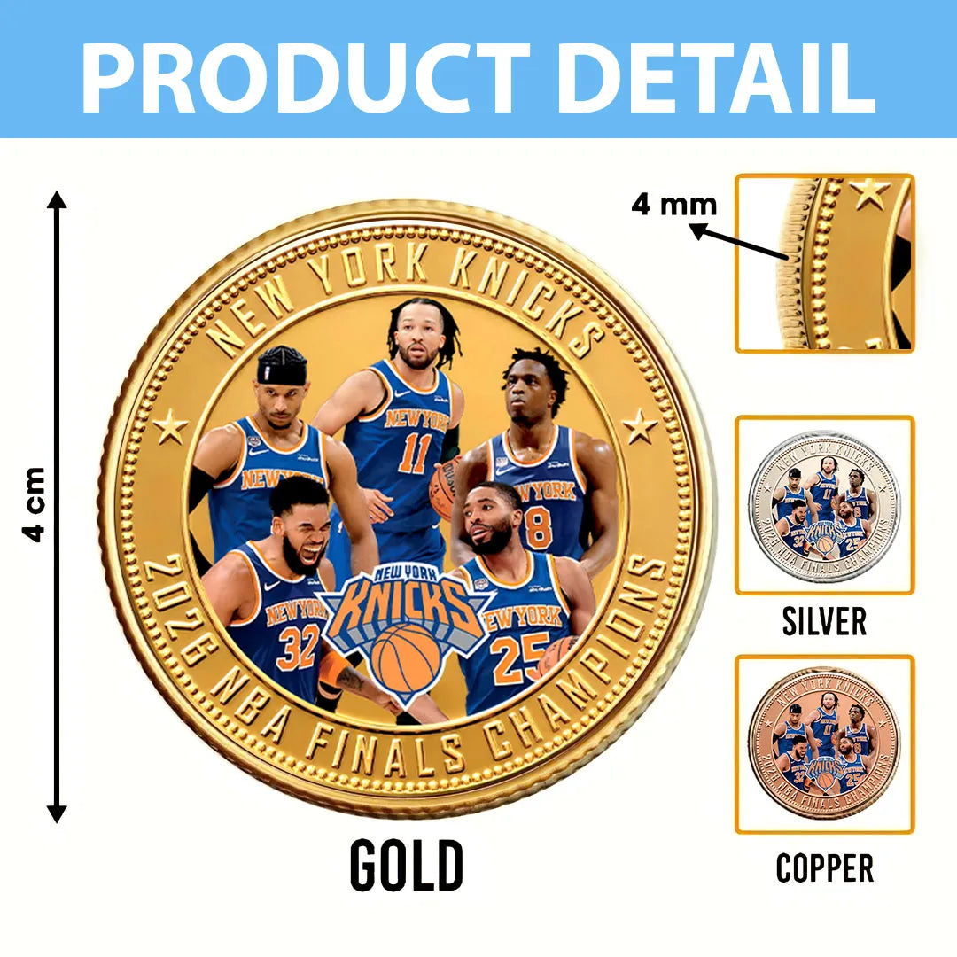 New York Knicks 2026 NBA Finals Champions Commemorative Coin – HOATT18776