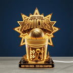 New York Knicks NBA Finals Champions 2026 Custom Shape Acrylic Light Box – TMTHU6939