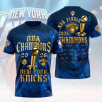 New York Knicks 2026 NBA Finals Champions 3D Apparel – HOATT19372