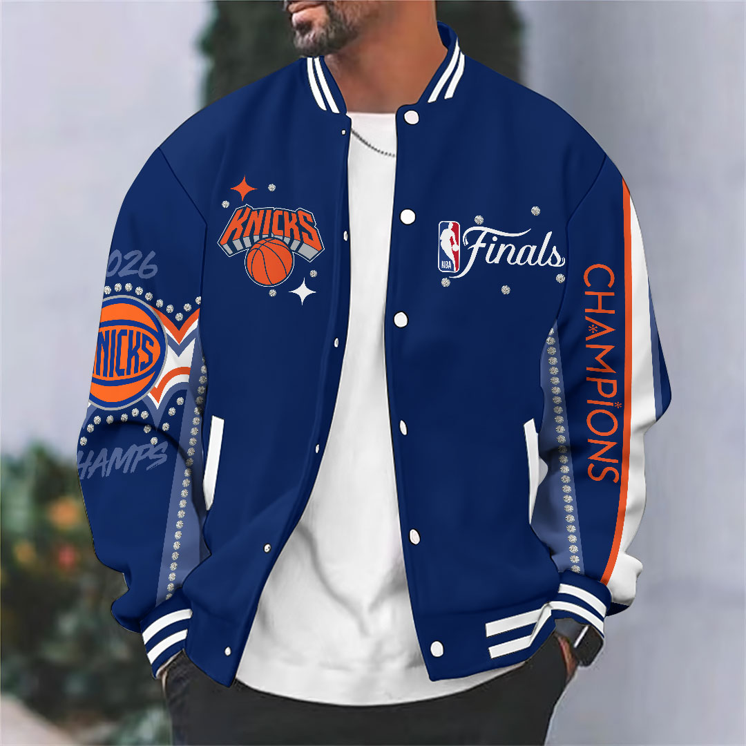 New York Knicks 2026 NBA Finals Champions Varsity Jacket – HOATT18874