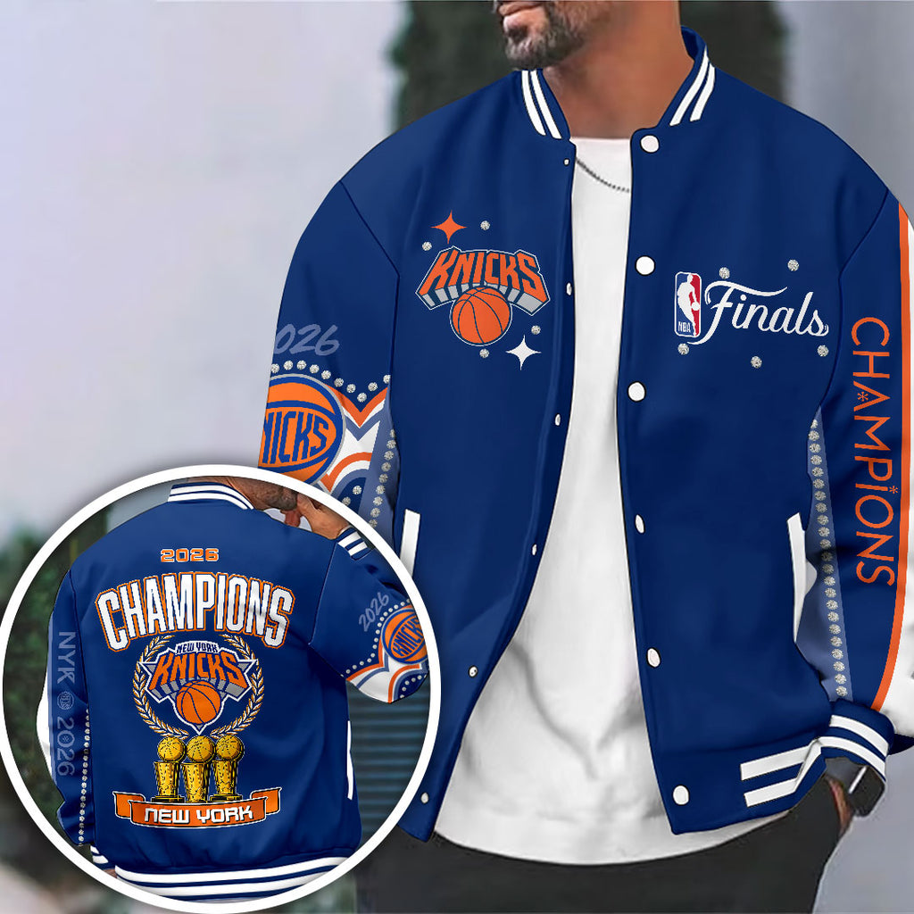 New York Knicks 2026 NBA Finals Champions Varsity Jacket – HOATT19371
