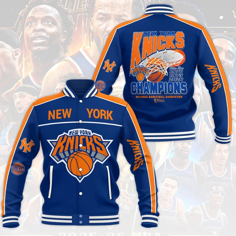New York Knicks 2026 NBA Finals Champions Varsity Jacket – HOATT20375