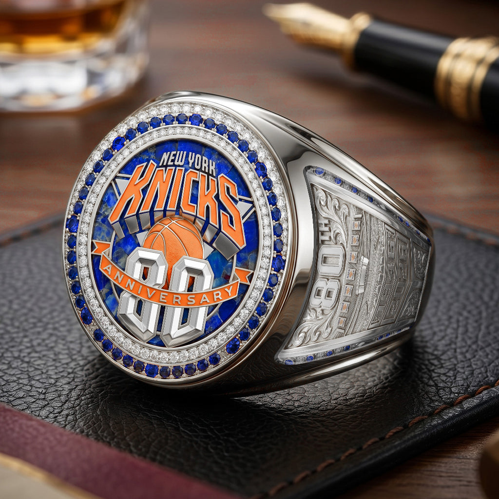 New York Knicks 3D Engraved Ring – TMTHU7078