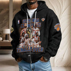 New York Knicks NBA Champions 2026 3D Unisex Waffle Hoodie – TMTHU8558