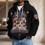 New York Knicks NBA Champions 2026 3D Unisex Waffle Hoodie – TMTHU8558