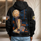 New York Knicks NBA Champions 2026 3D Unisex Waffle Hoodie – TMTHU8558
