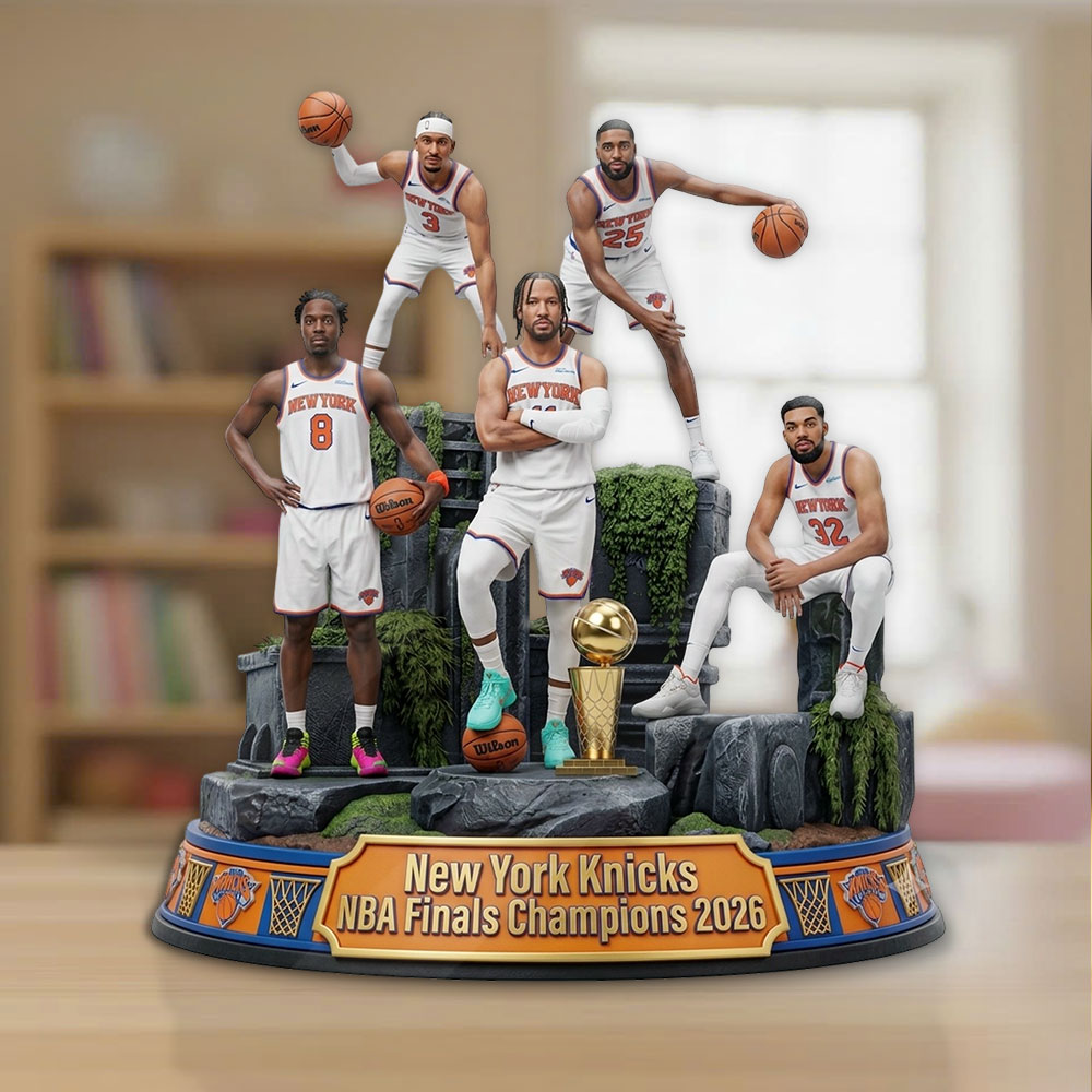 New York Knicks NBA Champions 2026 Custom Shape Acrylic Plaque – TMTHU6803