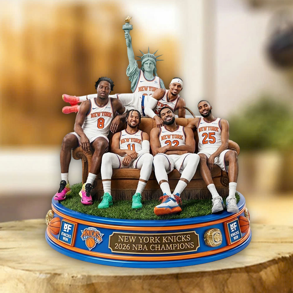New York Knicks NBA Champions 2026 Custom Shape Acrylic Plaque – TMTHU6991